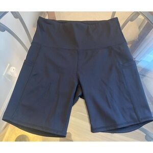 🔴 4/$12 Daisy Fuentes Activewear Workout Black Shorts Size Medium